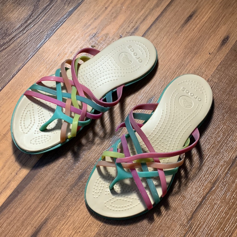 Croc Sandals women sz8 USED